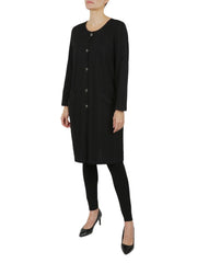 Button Front Long Tunic