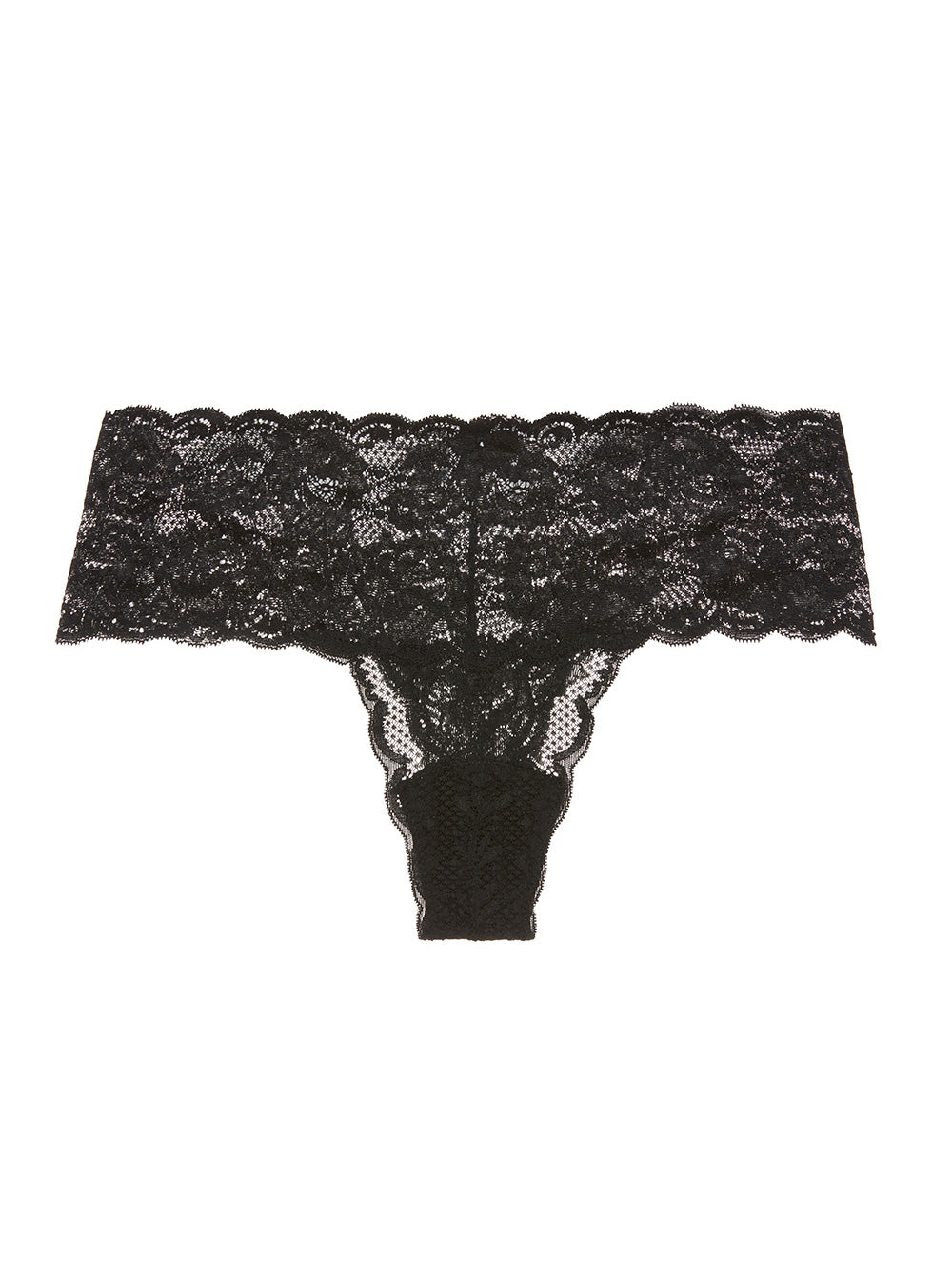  Cosabella Never Say Never Comfie Cutie Thong - Black - Bonton