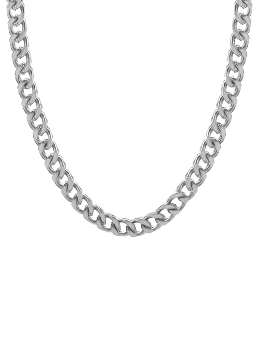 Men's Stainless Steel Fox Chain Necklace