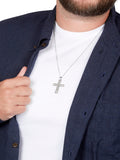 Men's Lord's Prayer Cross Necklace