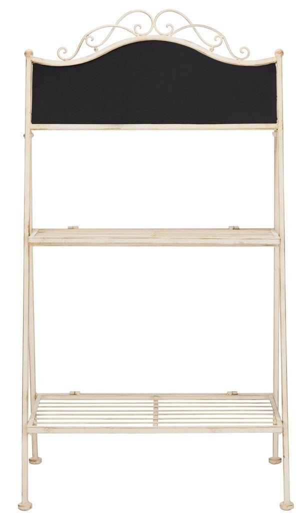  Safavieh Natum Plant Stand - Pearl White - Bonton