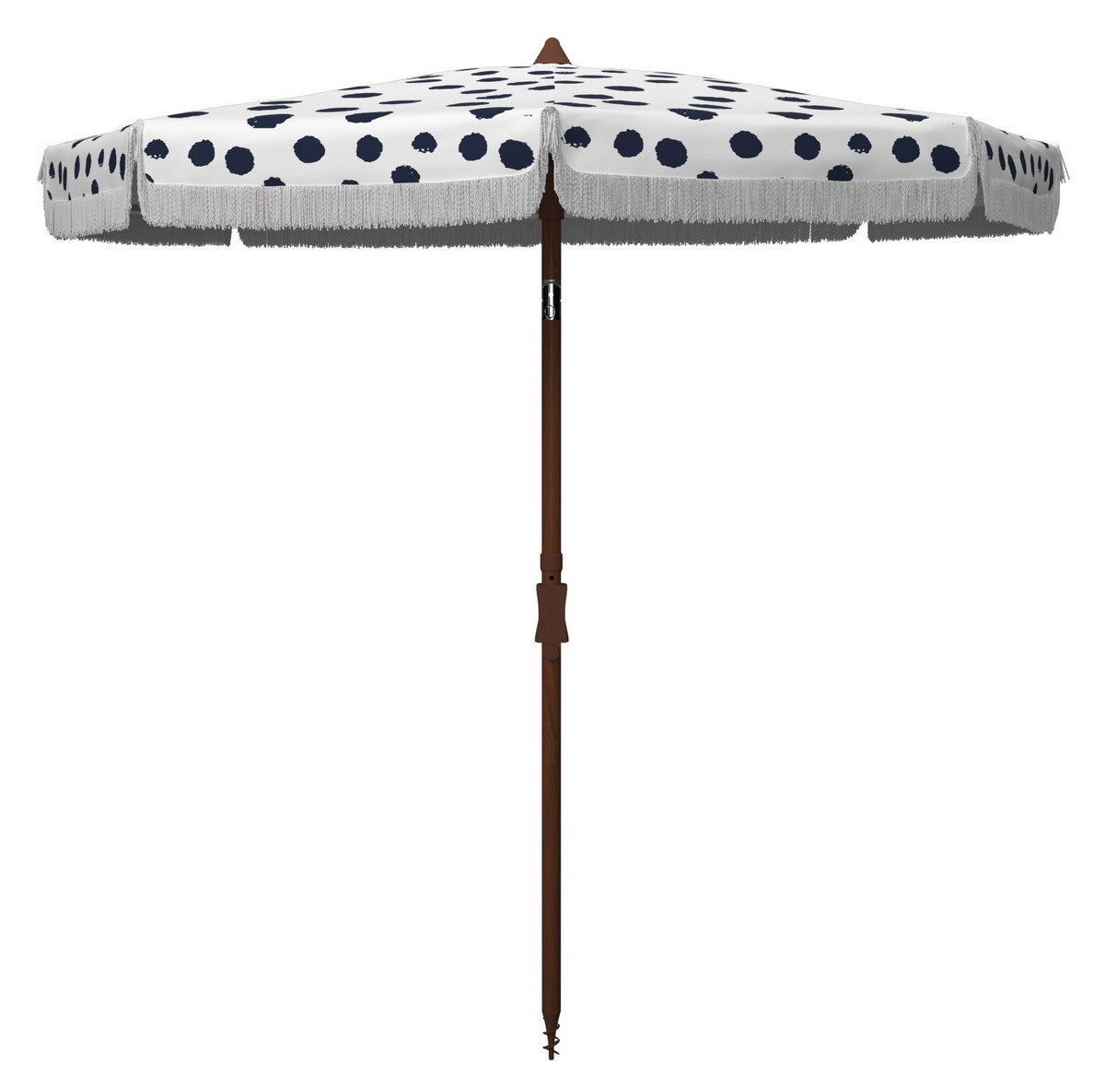  Safavieh Sydney Umbrella - White/Light Blue Polka Dot - Bonton