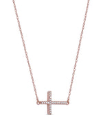 1/20ct TDW Diamond Cross Pendant Necklace