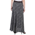 Petite Chiffon Pattern Maxi Skirt