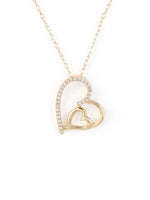 1/8ct TDW Diamond Heart Pendant Necklace