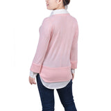 Long Sleeve Two-Fer Top 2