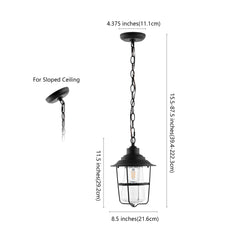 Penber 8.5" Outdoor Pendant