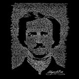 Word Art Crewneck Sweatshirt - Edgar Allen Poe - The Raven