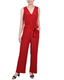Sleeveless Belted Jumpsuit 1