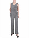 Sleeveless Belted Jumpsuit 1