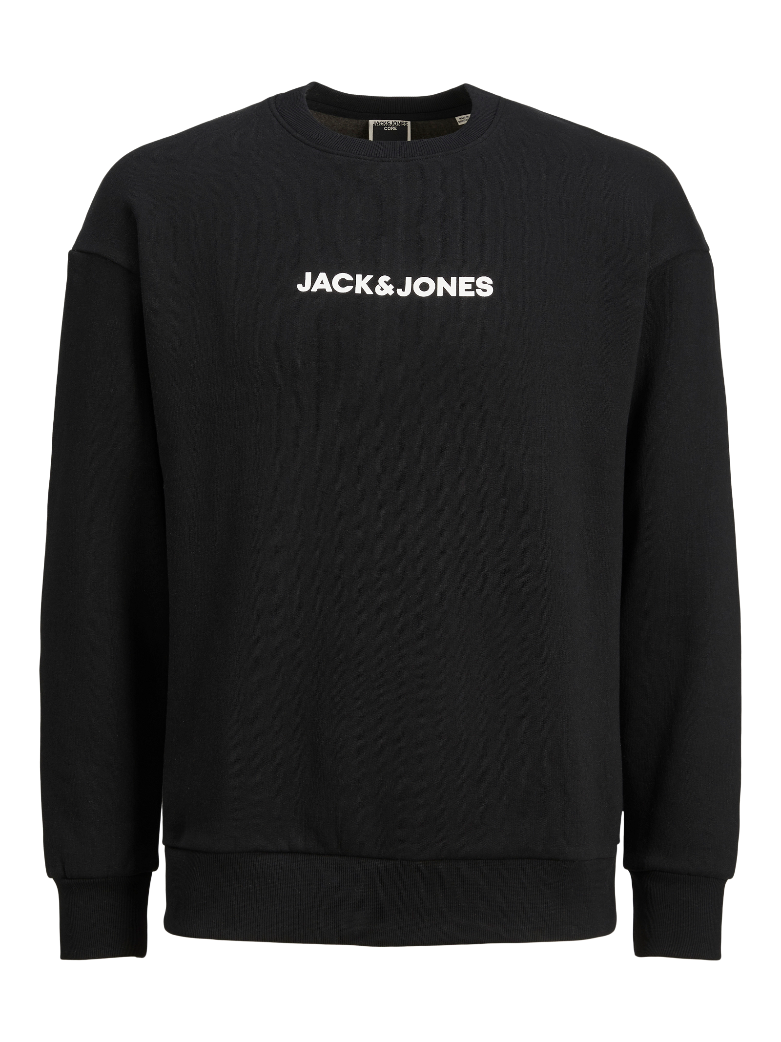  Jack & Jones Jcoswish Crewneck Sweatshirt - Mandarin Orange - Bonton