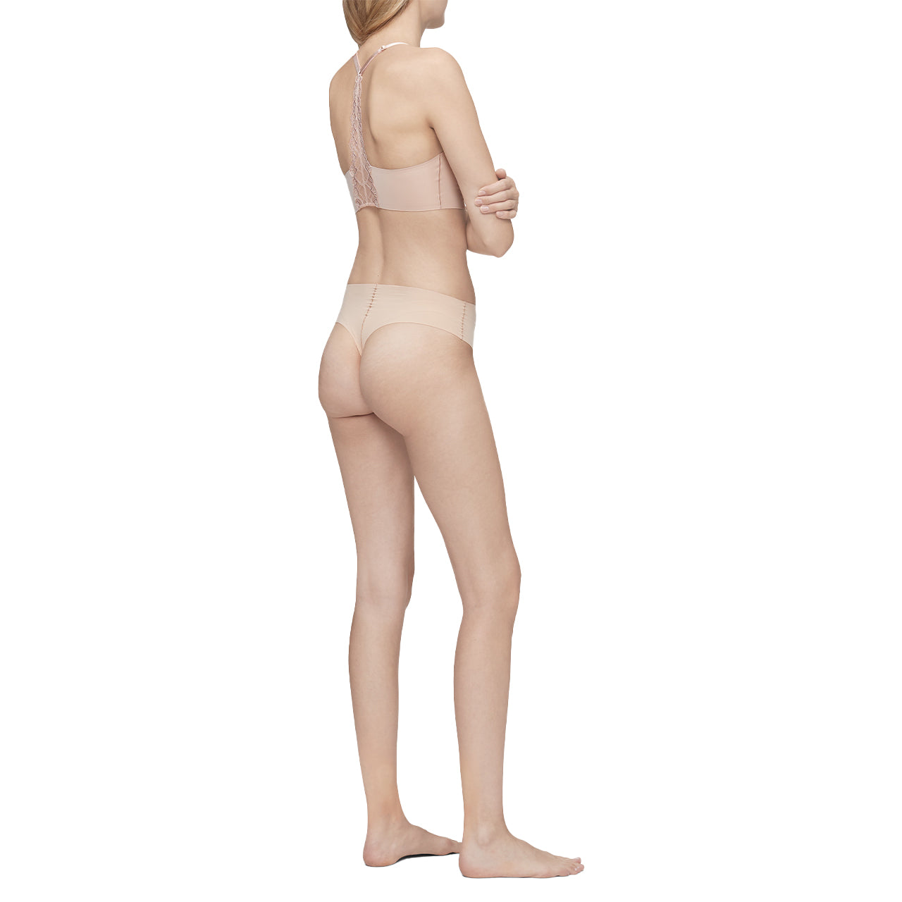  Calvin Klein Thong with High Waist - Black - Bonton