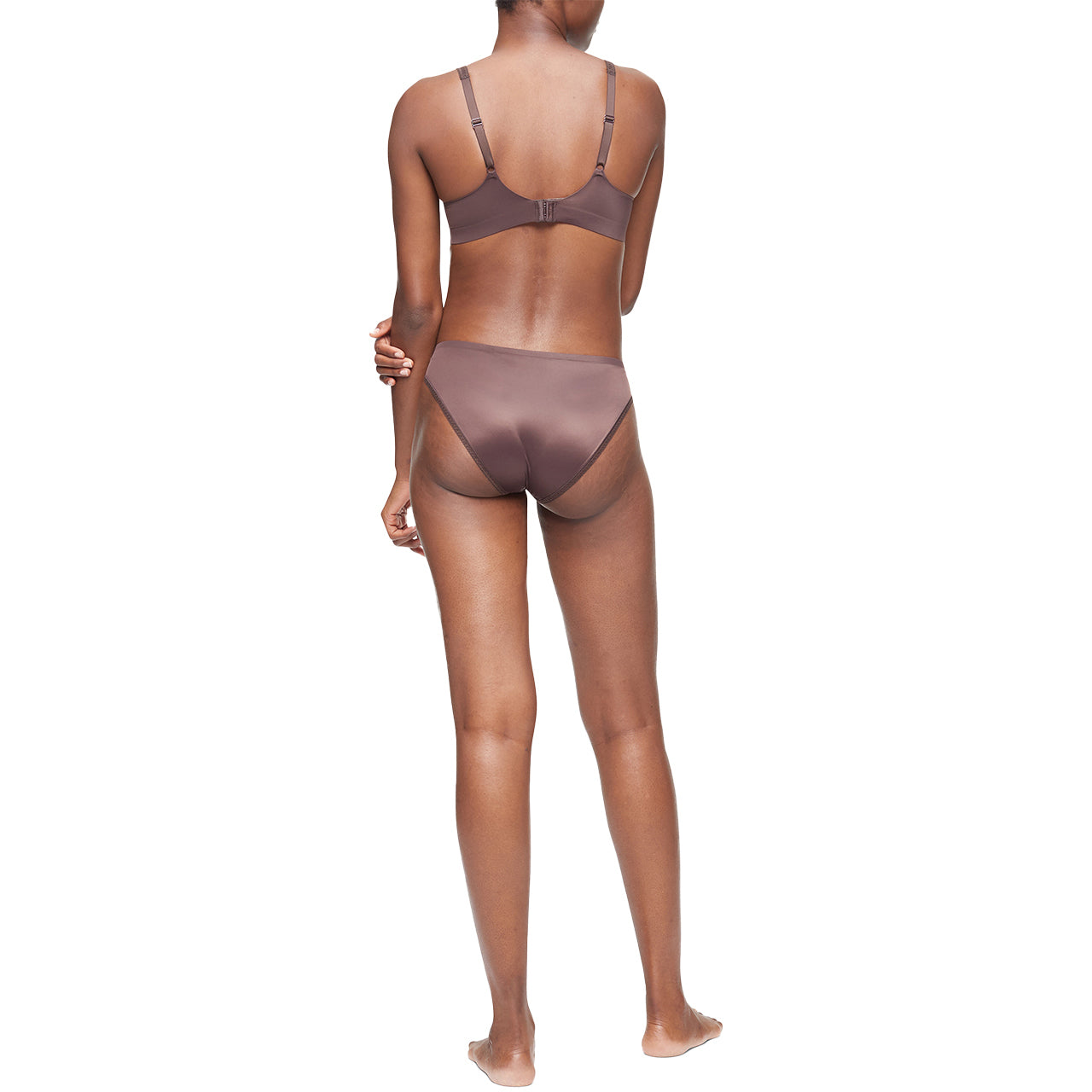  Calvin Klein Liquid Touch Full Coverage Bra - Mink - Bonton