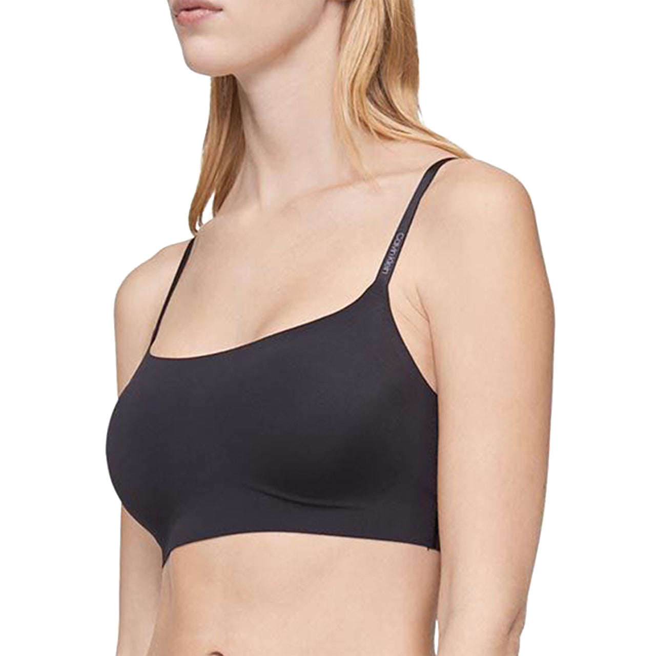  Calvin Klein Retro Lightly Lined Bralette - Bare - Bonton
