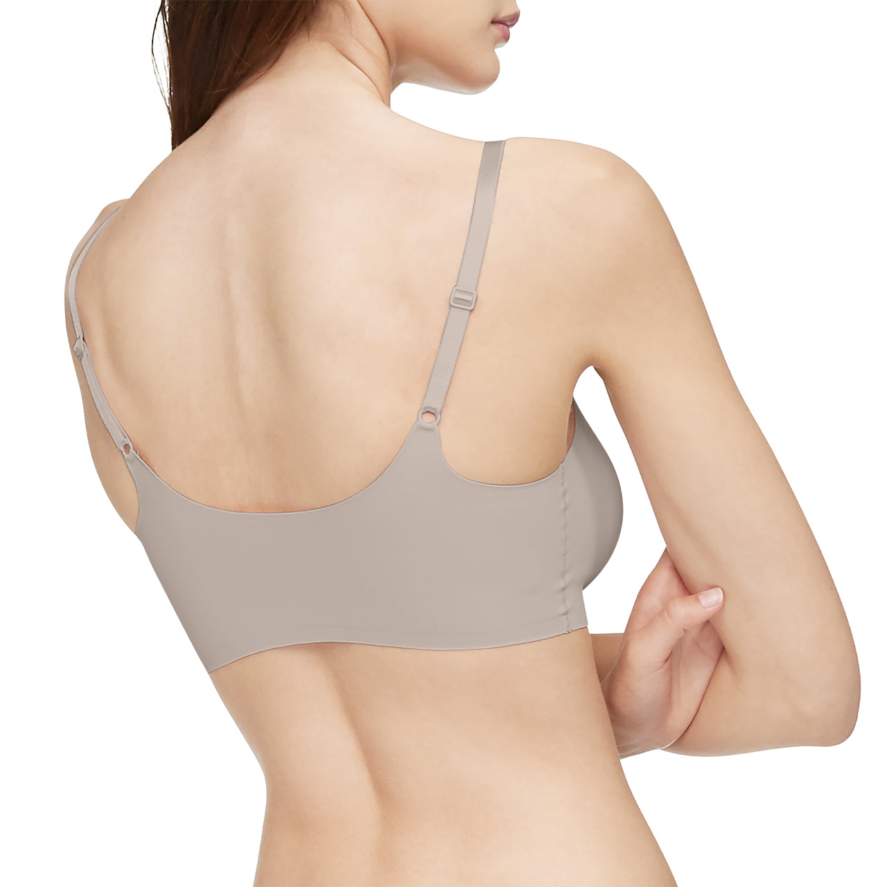  Calvin Klein Retro Lightly Lined Bralette - Light Chestnut - Bonton