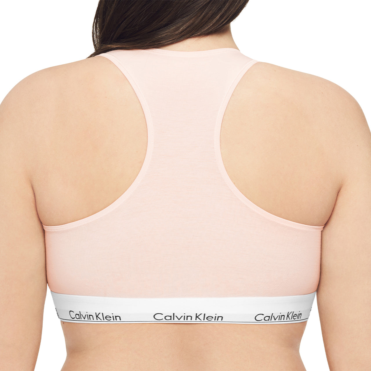  Calvin Klein Modern Cotton Plus Bralette - Grey Heather - Bonton