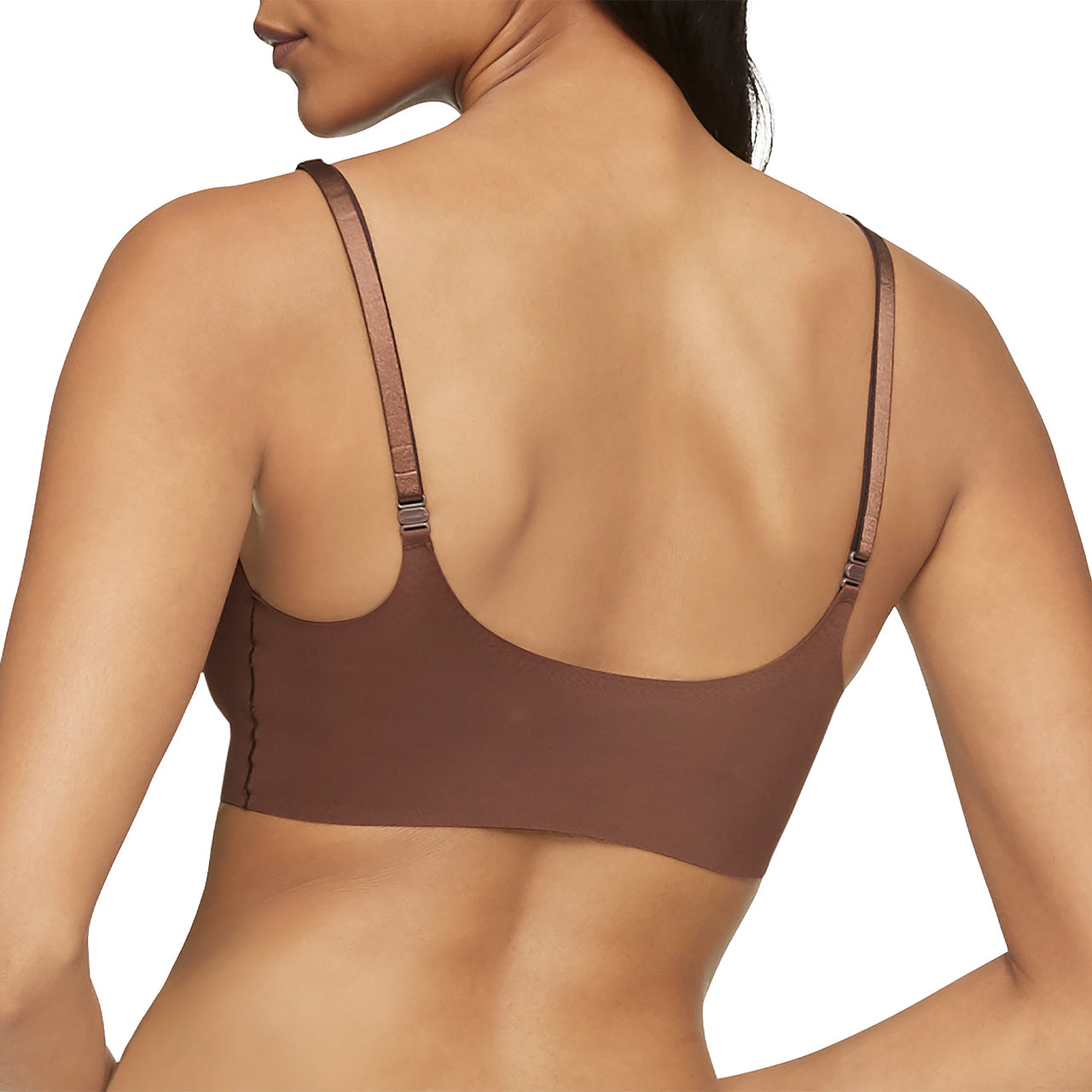  Calvin Klein Triangle Lightly Lined Bralette - Black - Bonton