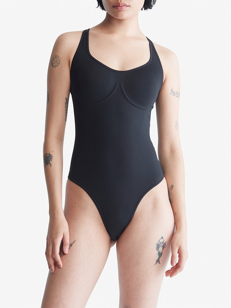  Calvin Klein Bodysuit Fusion - Black - Bonton