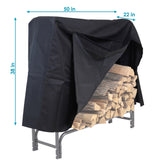 Weather-Resistant Heavy-Duty Durable PVC Firewood Log Rack Holder Cover