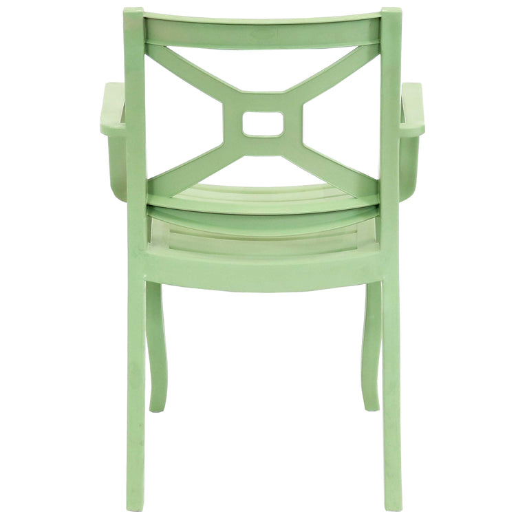 Polypropylene Stackable Tristana Patio Arm Chair