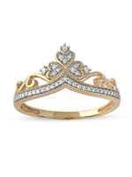 1/8ct TDW Diamond Crown For Her Ring