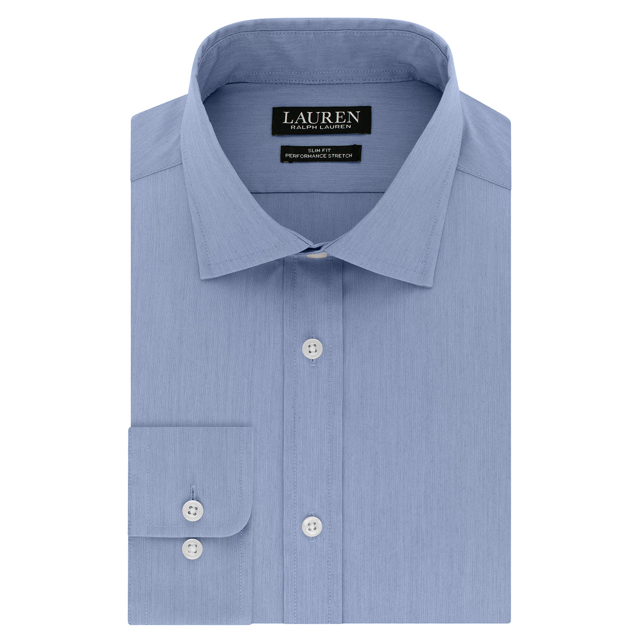 Ralph Lauren Slim Fit Wrinkle Free Stretch Shirt - Solid Dark Blue / 18.5 34/35 Ralph Lauren Slim Fit Wrinkle Free Stretch Shirt - Solid Dark Blue / 18.5 34/35