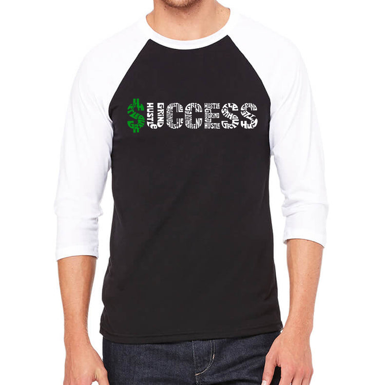 Raglan Baseball Word Art T-shirt - Success