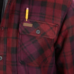 Sherpa-Lined Microfleece Shirt Jacket