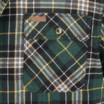 Sherpa-Lined Cotton Flannel Shirt Jacket