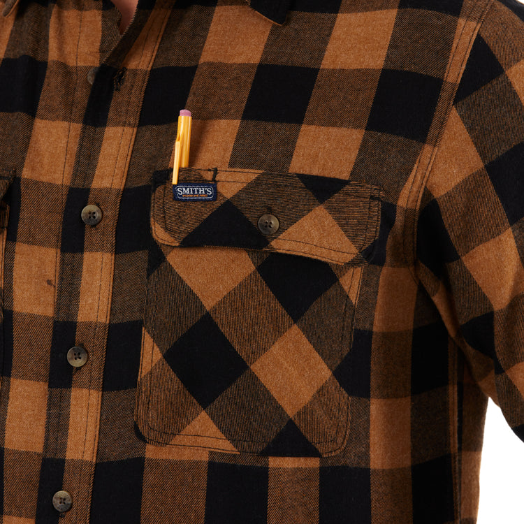 Two-Pocket Flannel Shirt