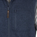 Sweater Fleece Vest with Zip Pockets