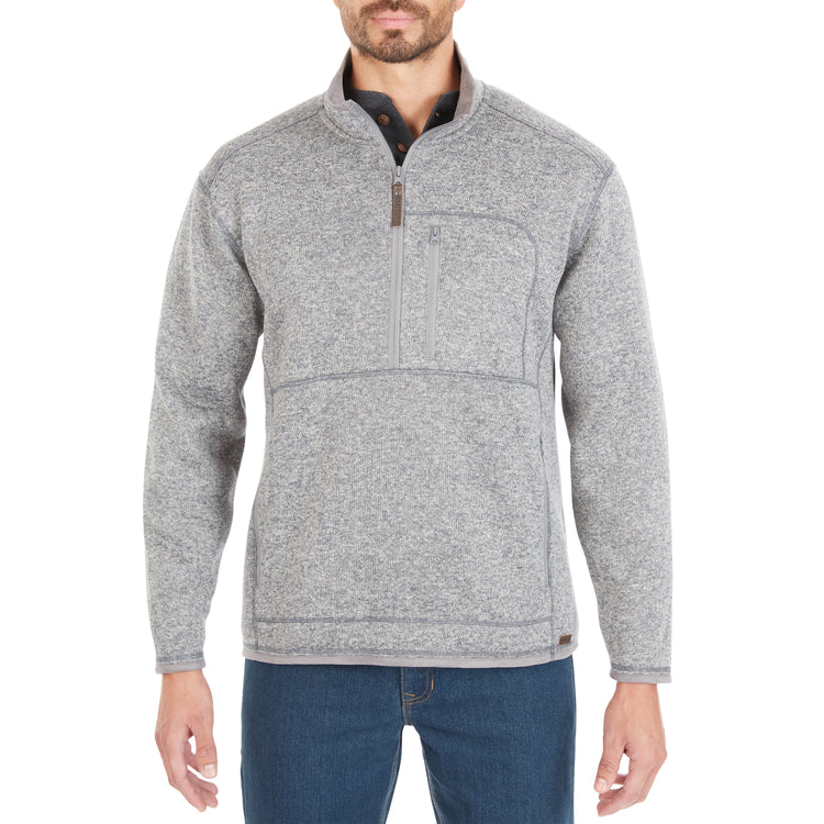 Sweater Fleece Quarter Zip Pullover