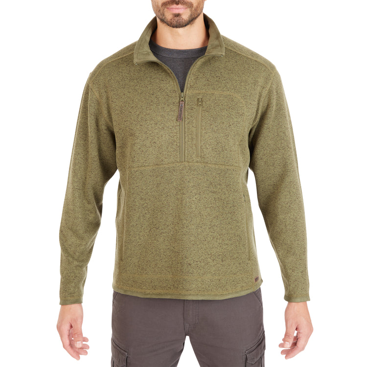 Sweater Fleece Quarter Zip Pullover