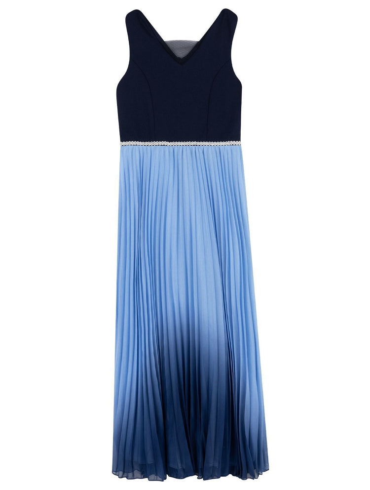 Ombre Pleated Social Dress