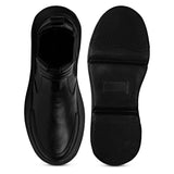 Heather Leather Shoes - Black