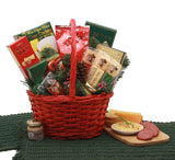 Holiday Snacker Gift Basket- Christmas gift basket - Holiday Gift Basket