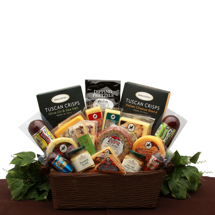 Ultimate Meat & Cheese Sampler - meat and cheese gift baskets