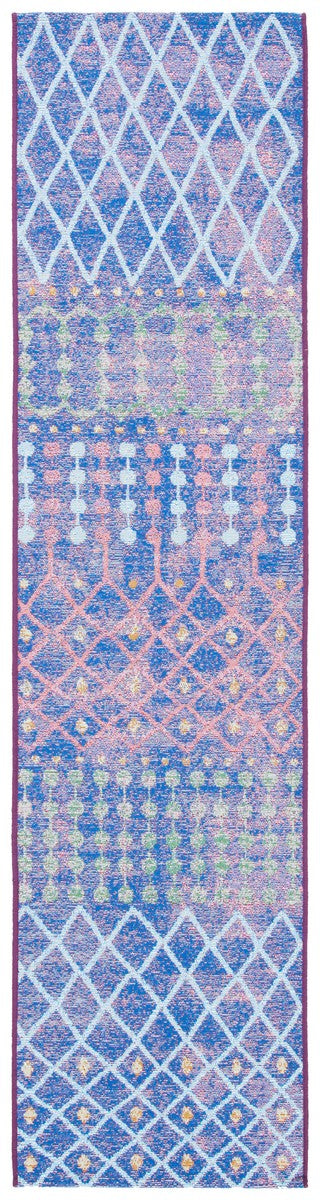  Safavieh Summer 452 Indoor / Outdoor Rug - Blue / Light Blue - Bonton