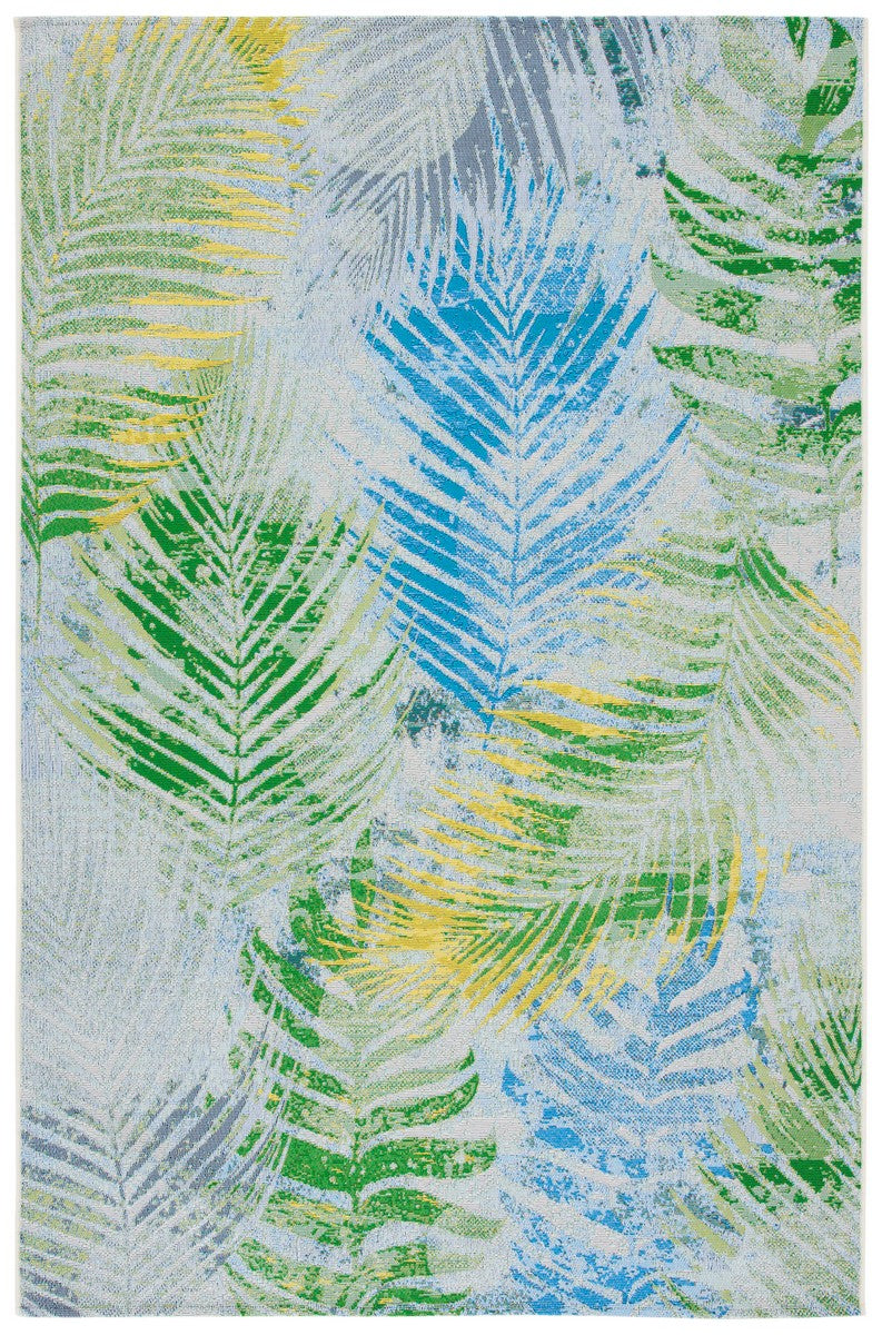  Safavieh Summer 485 Indoor / Outdoor Rug - Green / Grey - Bonton