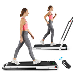 2.25 Horsepower 2 in 1 Folding Under Desk Treadmill with  Remote Control APP