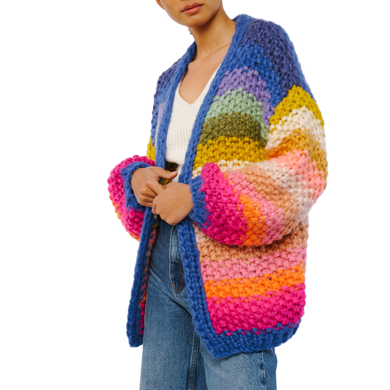  Ciebon Rosa Rainbow Cardigan - Multi - Bonton