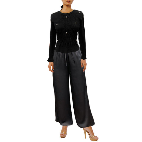 Risa Smock Pearl Sweater