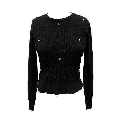 Risa Smock Pearl Sweater