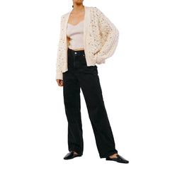 Merina Pearl Trimmed Cardigan