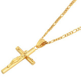 Figaro Cross Pendant Necklace