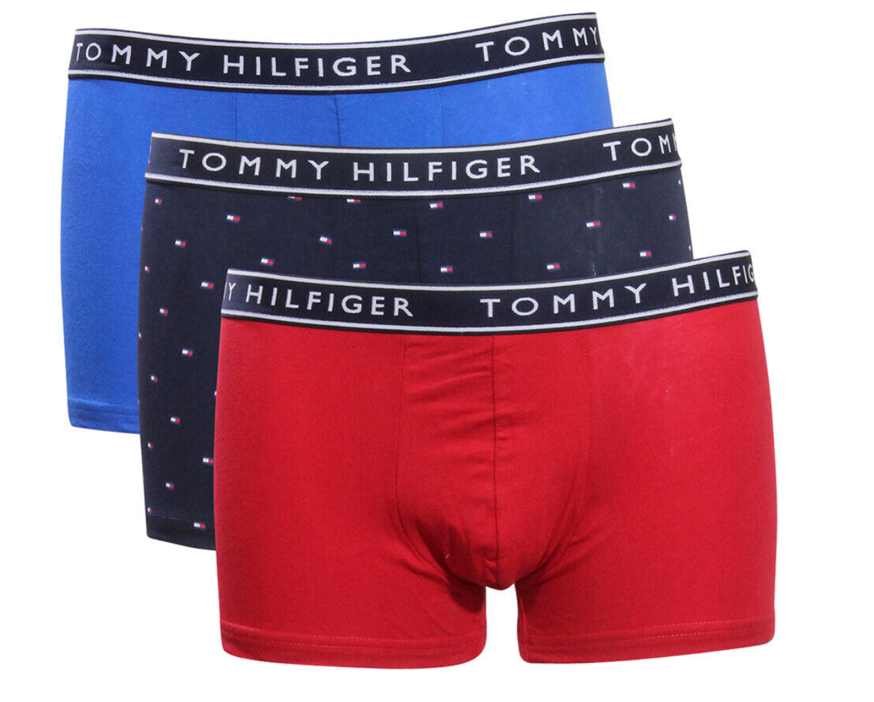  Tommy Hilfiger 3 Pack Trunk - Navy - Bonton