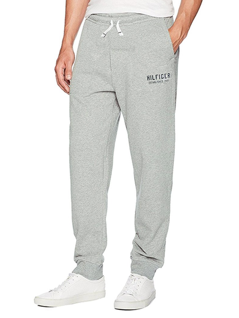  Tommy Hilfiger Cotton French Terry Jogger - Grey Heather - Bonton