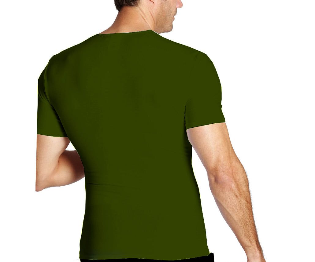  Insta Slim Activewear Short Sleeve Crewneck - Army - Bonton