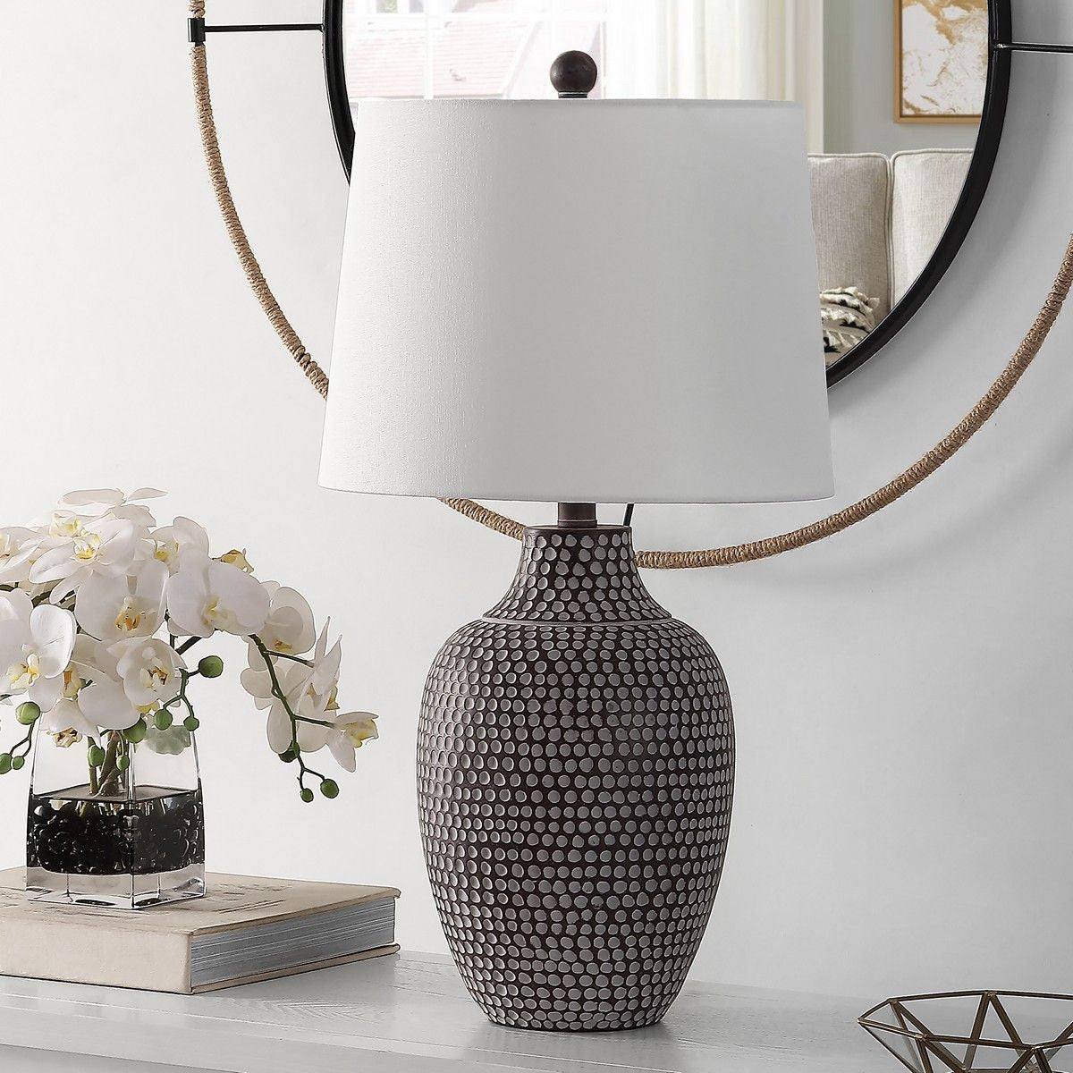  Safavieh Resler Table Lamp - Black - Bonton