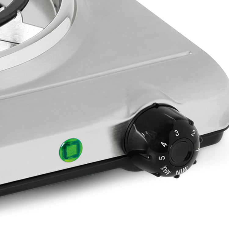 Portable Double Cooktop - Stainless Steel